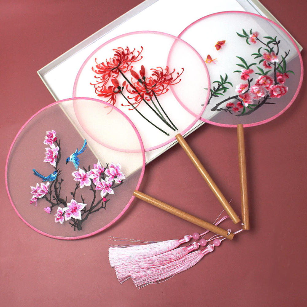 중국구매대행 추천 자수 부채